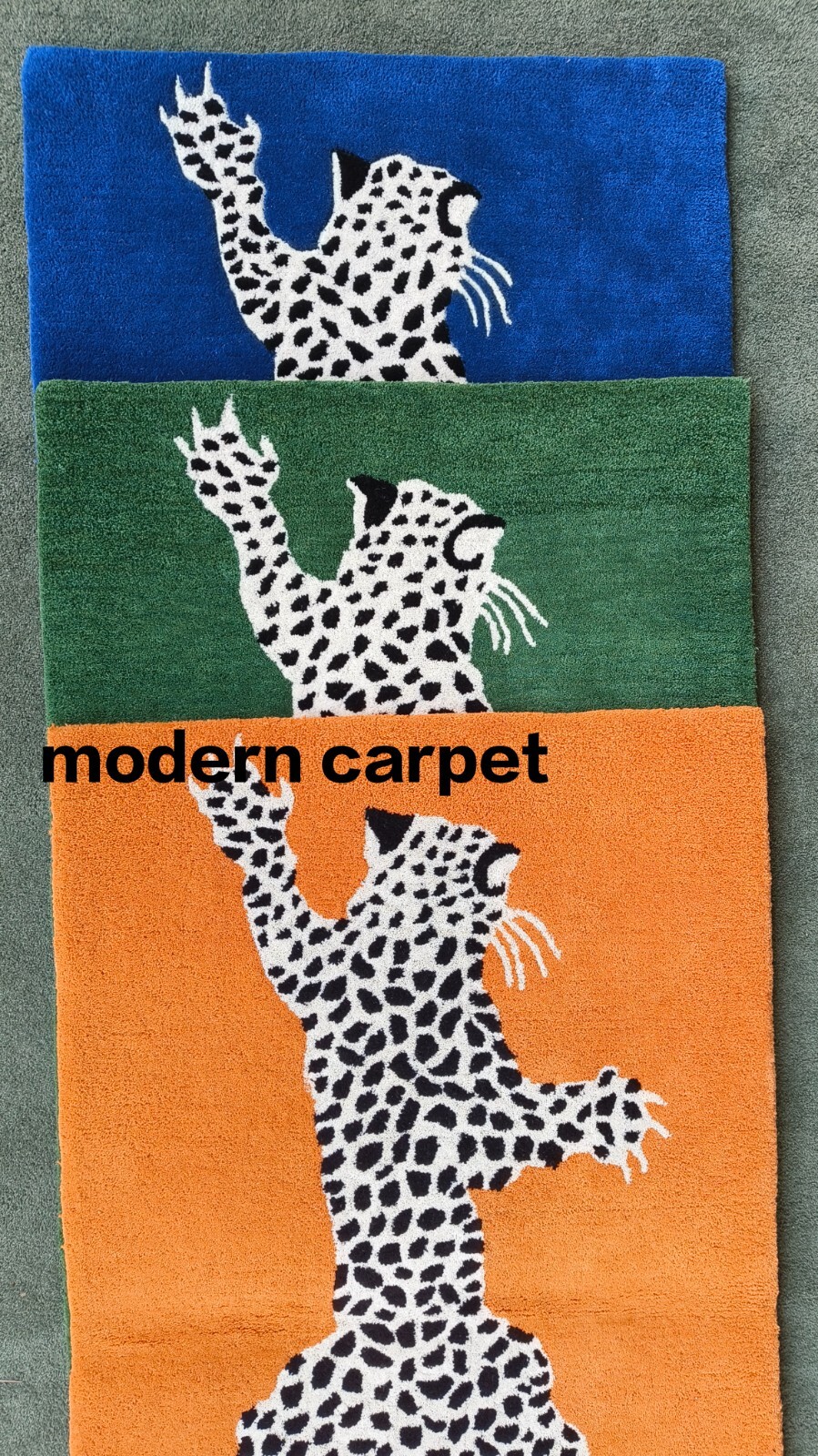 Hand tufted Area Rug 9x12Runner Carpet Handmade Rug 100% Pure New Zealand Woolen