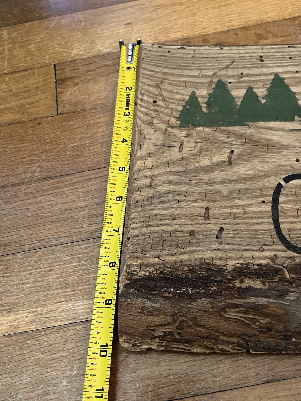 Cabin Wall Decor Welcome Sign Board Rustic Camping Moose Trees Painted