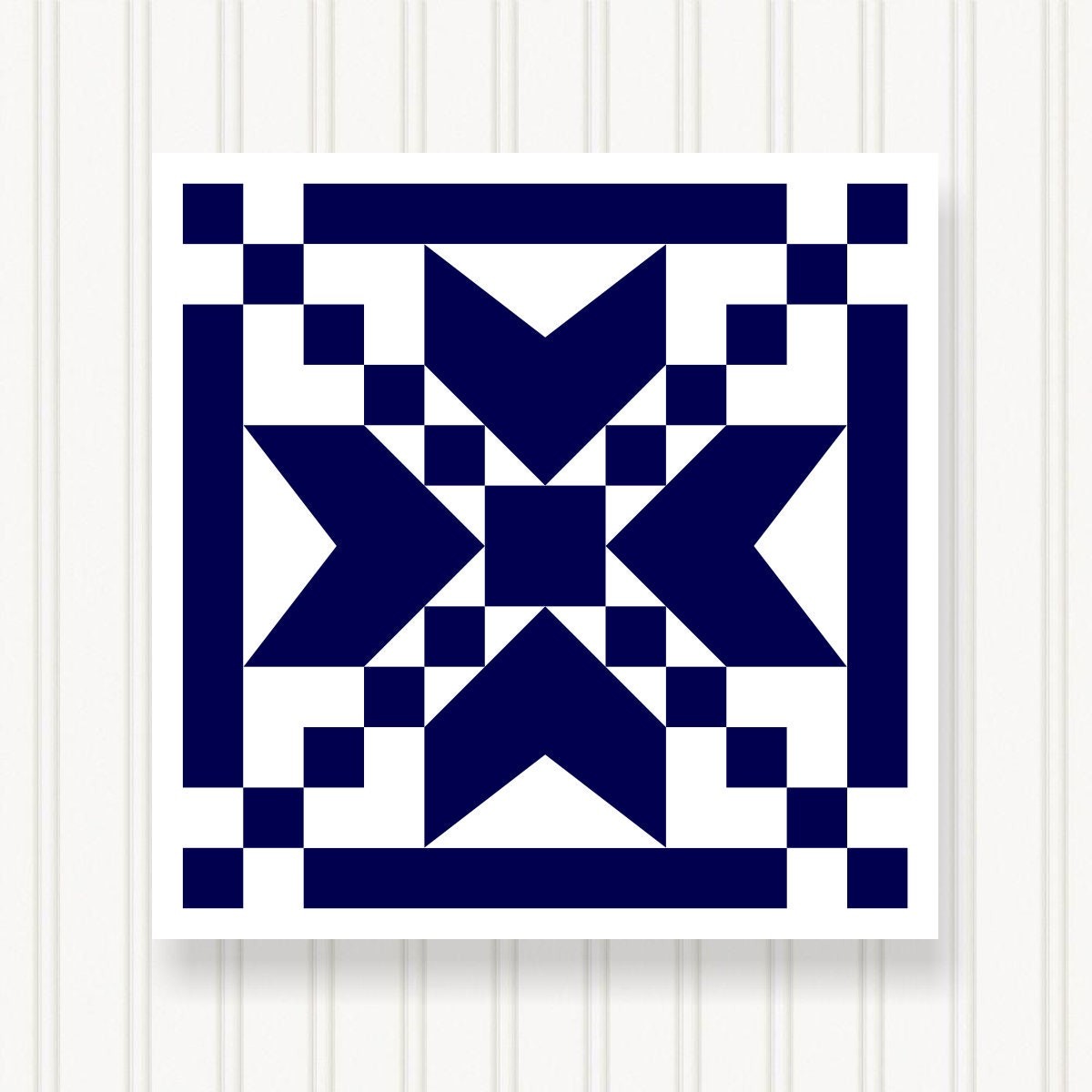 Barn Quilt Square, 8 Sizes, Outdoor & Indoor Wall Art, Home Decor, BQ006-04