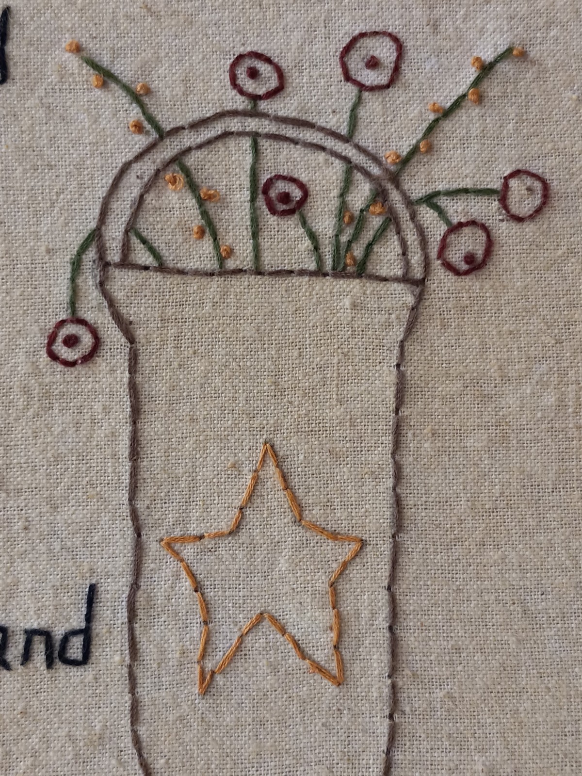 Framed Embroidered Stitcheries Sign – Rules To Live By Wall Hanging Decor. #R