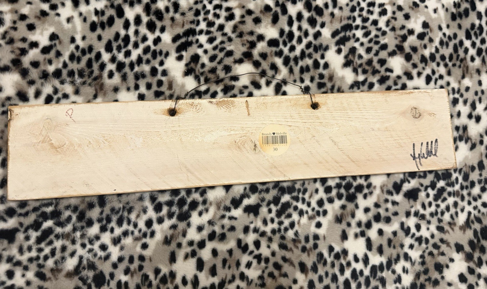 Brandy Melville Store Display Sign Authentic “FASHION KILLS”
