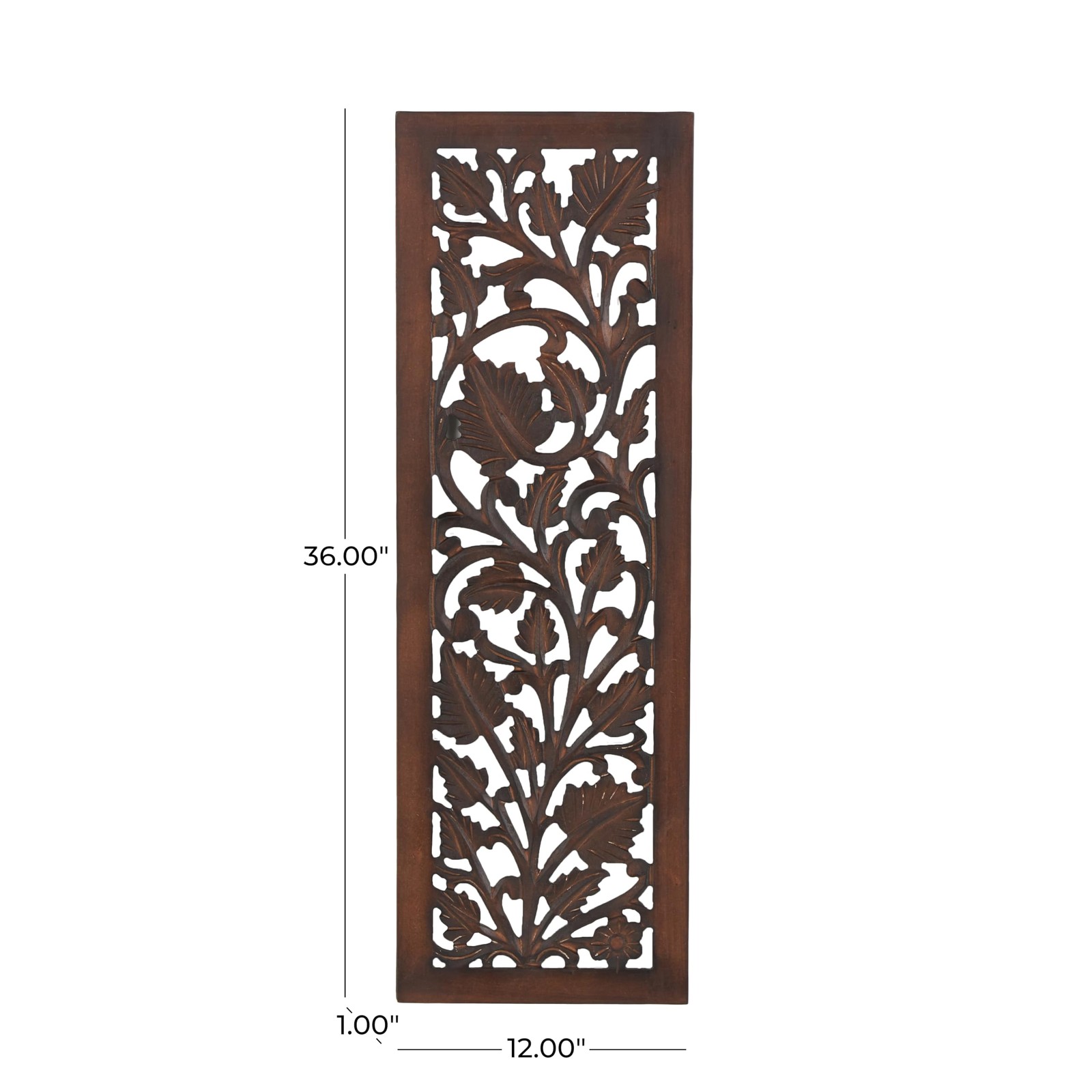 Wooden Floral Handmade Home Wall Decor Intricately Carved Acanthus Wall Sculptur