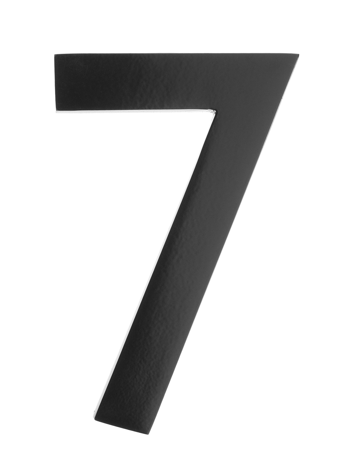 3582B-7 4 inch Solid Brass Floating House Number 1 Count Pack of 1 Black