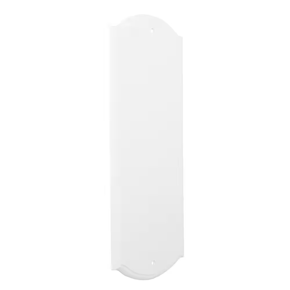 Paintable White Address Plaque