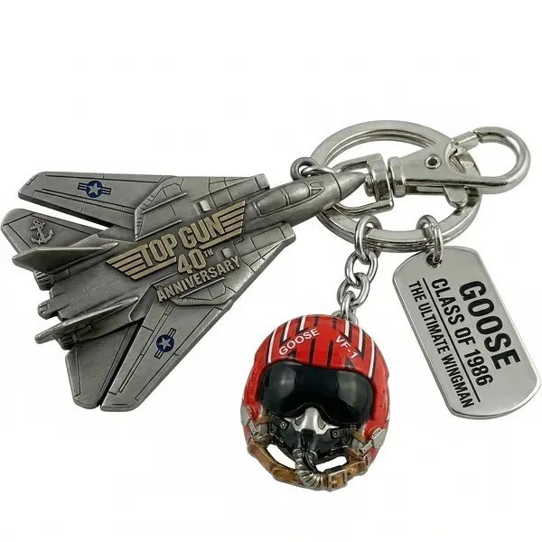 Top Gun 40th Anniversary Keychain & Duck ,Home Desktop Decorations Small Gift