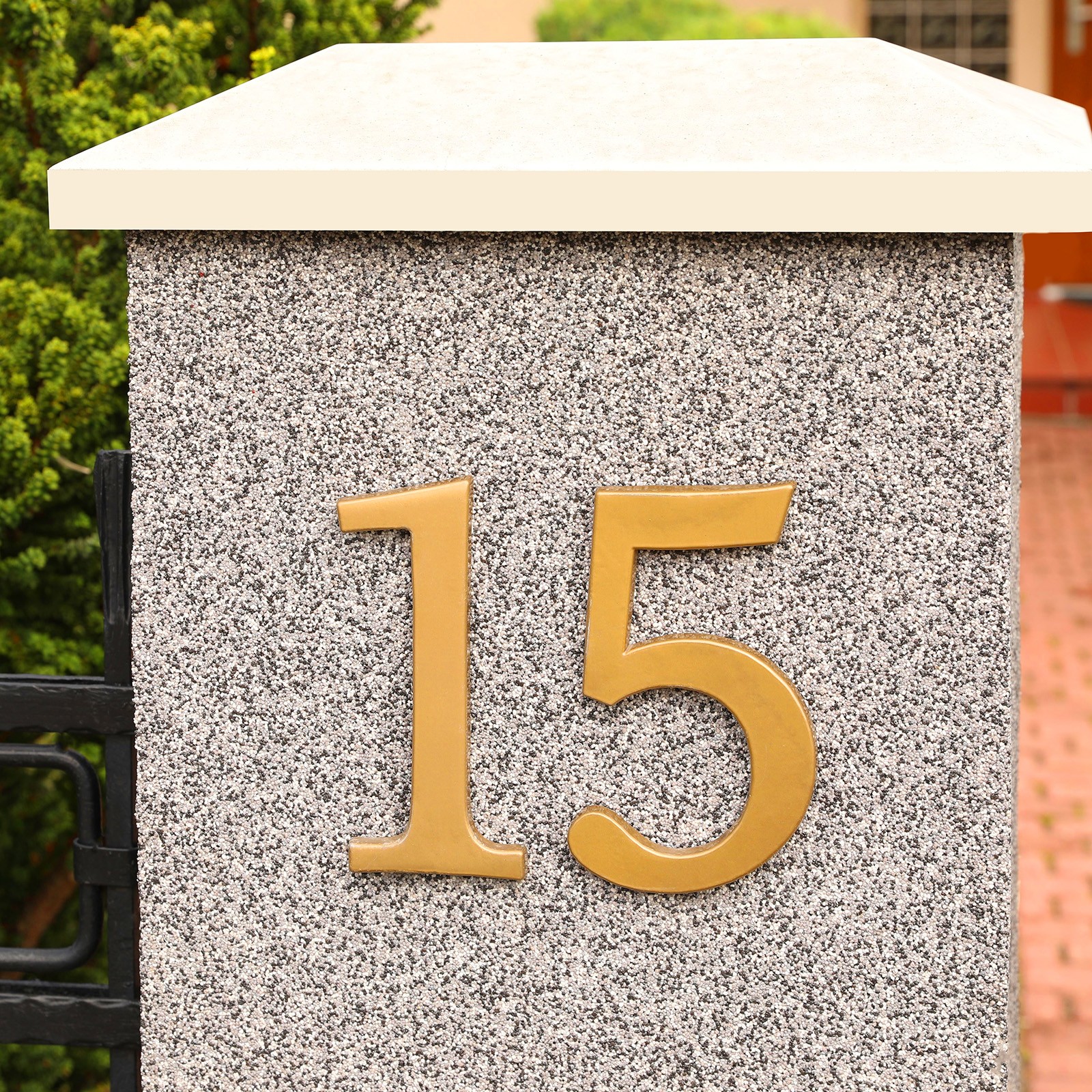 8 Inch House Number, House Address Numbers Sign Large Floating, Black, 0