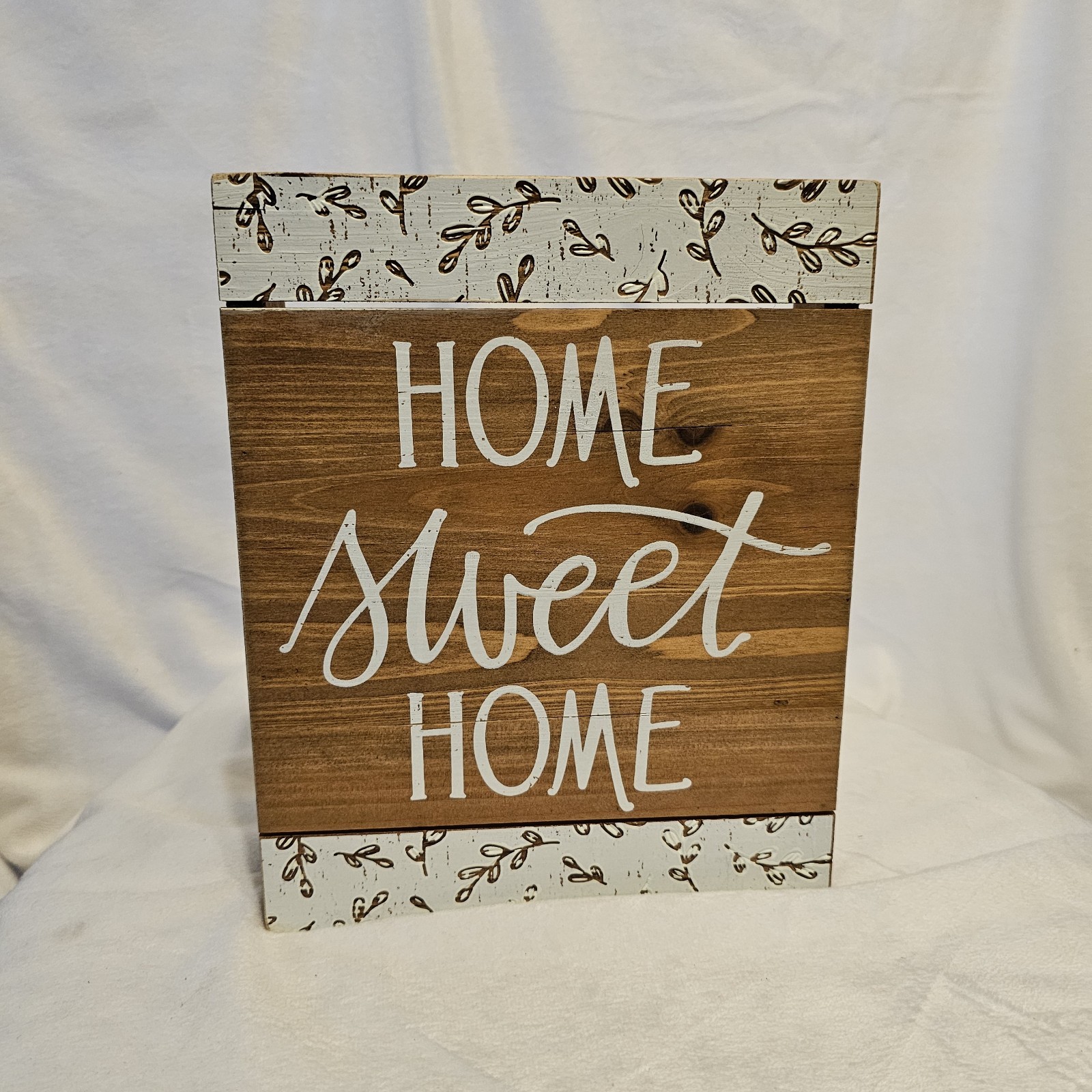 HOME SWEET HOME Wood Decor Primitives By Kathy 10x8x1.5 Inches