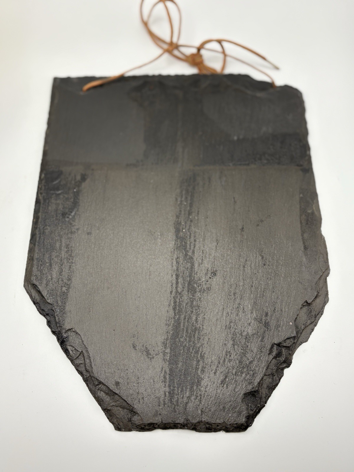 Black Slate Wall Hanging With Painted Butter Churn Black Beige Brown