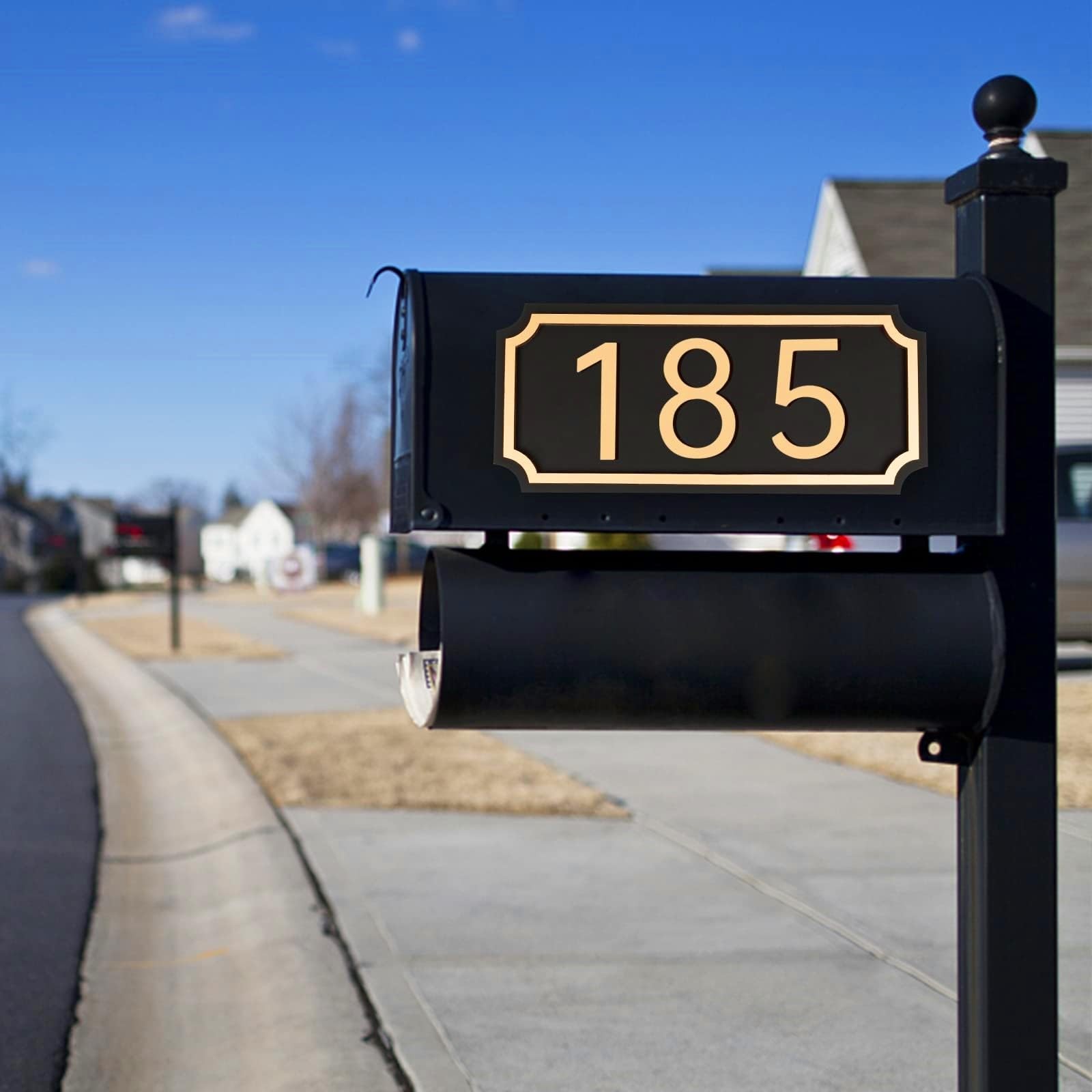 House Numbers for Outside Address Plaque 2 Sets 0-9