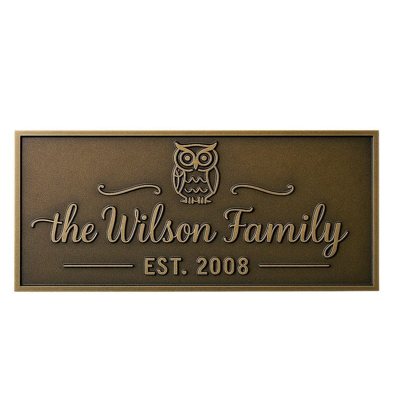 Customized classic Brass Signs – Nautical signs and plaques – Heavy duty 3D