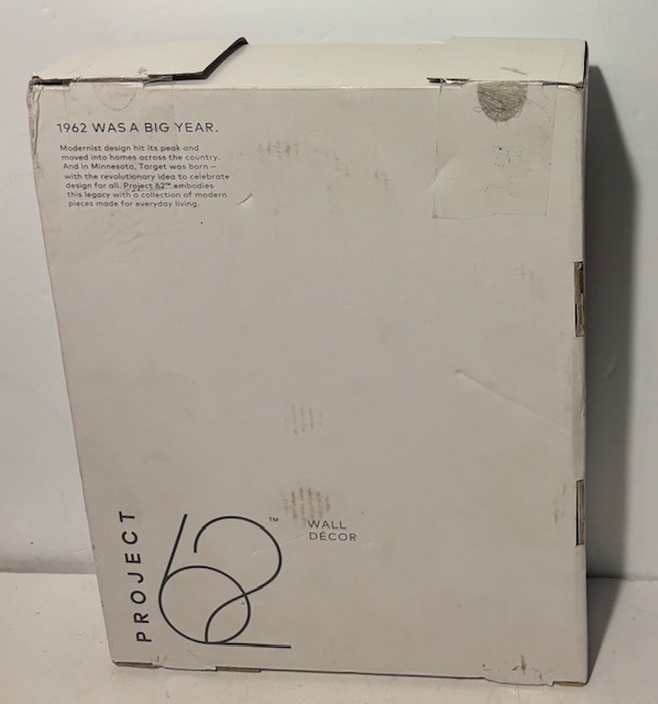Project 62 Wooden Wall Decor 3 Piece Set Modern Minimalist Brand new in BOX
