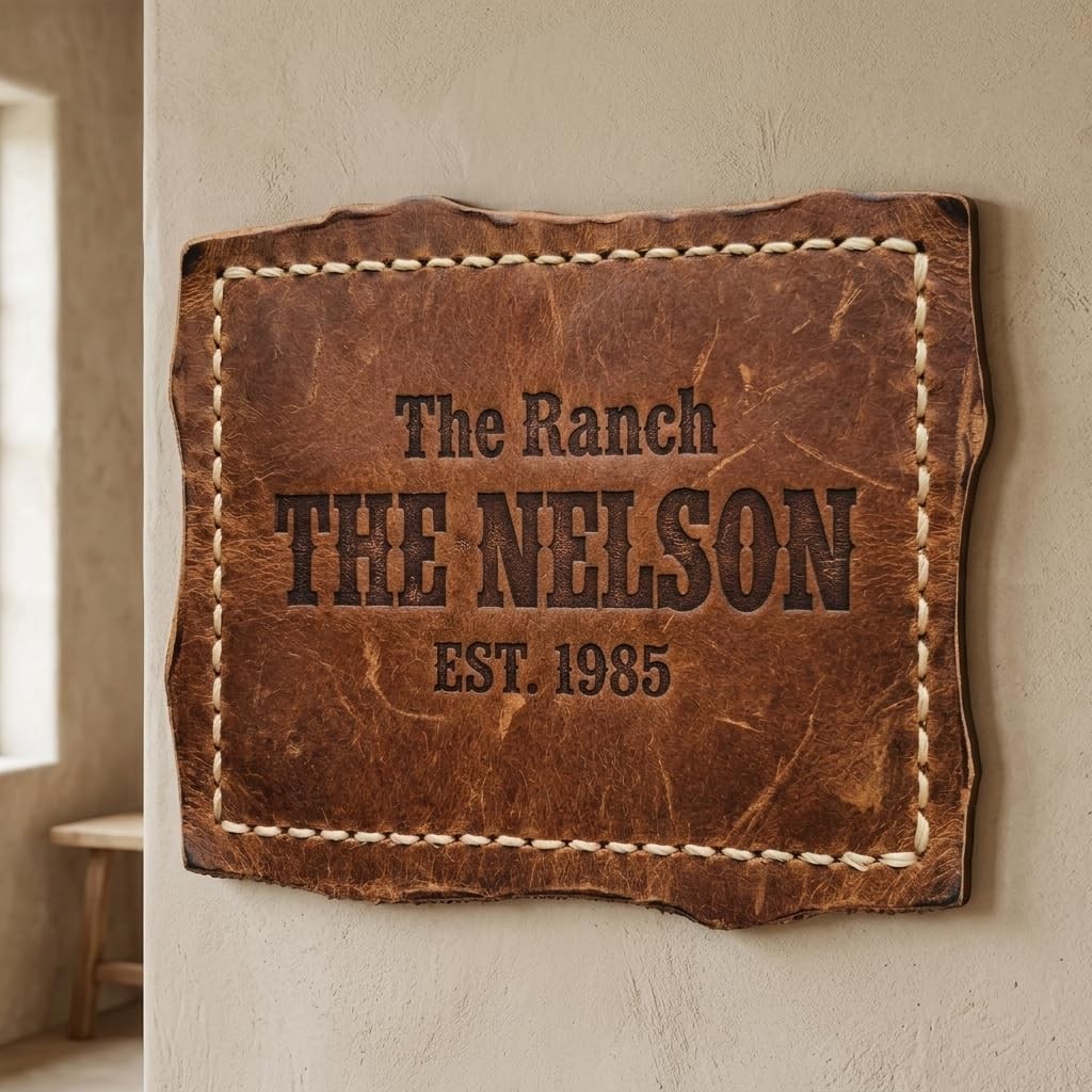 Custom Family Name Sign – Personalized Welcome Wall Decor MDF Plaque