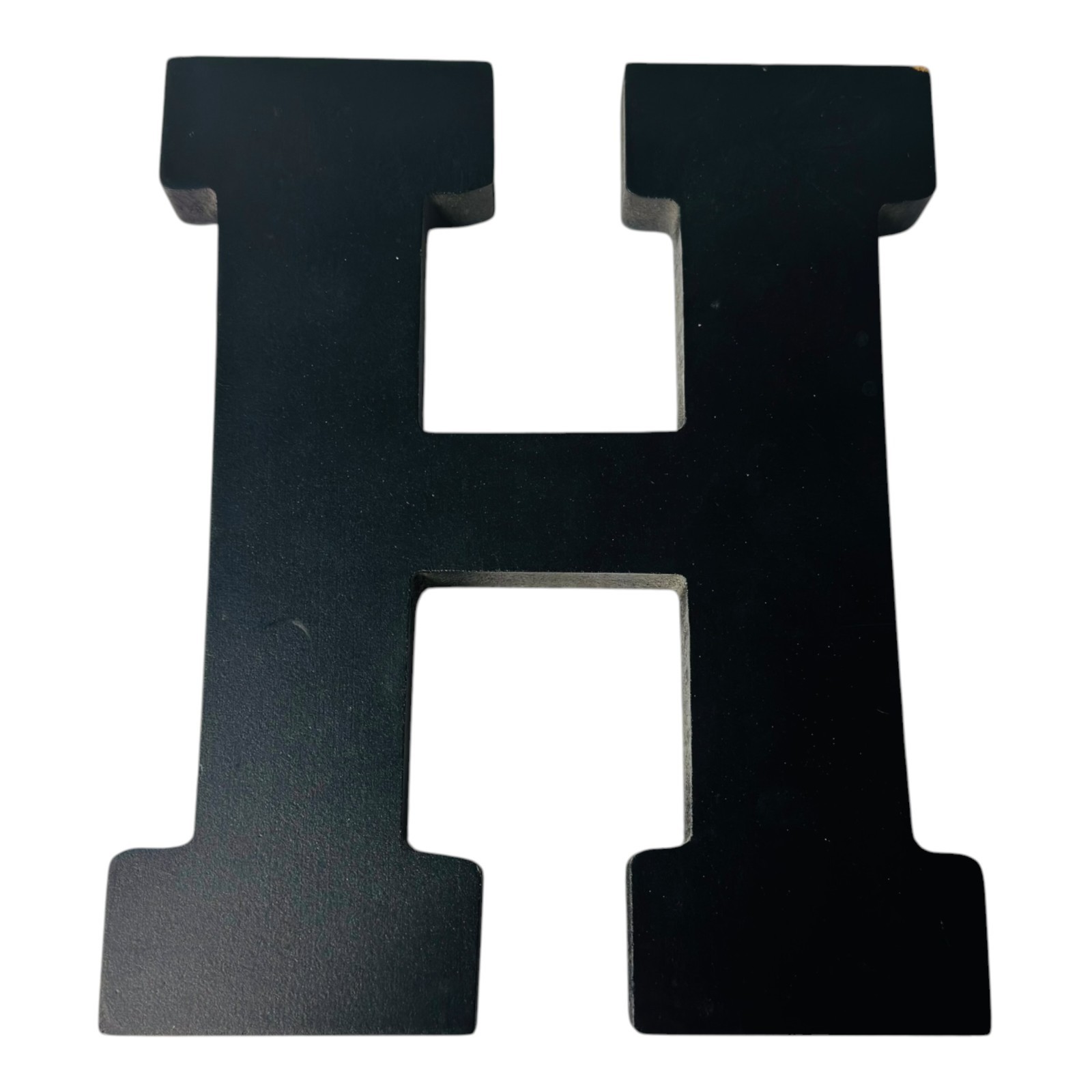 ArtMinds Black Letter H Wall Decor 7” Monogram Initial Family Letter Sign