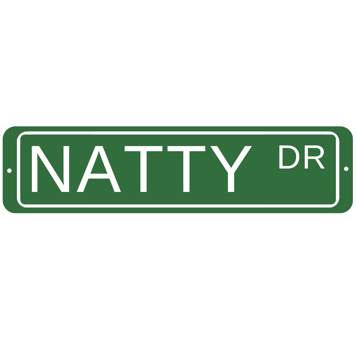 Custom Holiday Gift Outdoor/Indoor Personalized Street Signs (2 Size/Multicolors