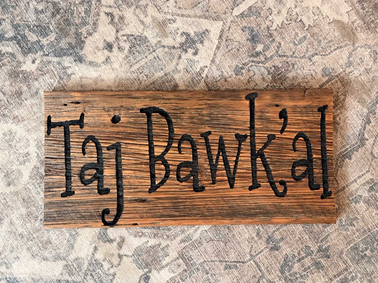 30” , Live Edge, Custom, Property Sign, Established