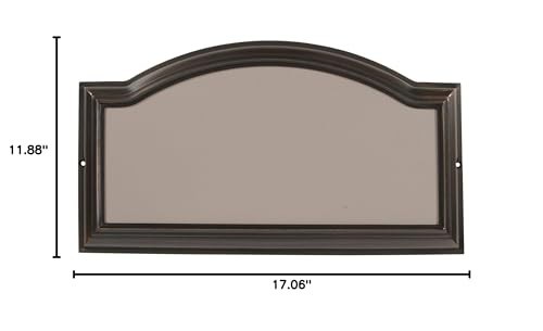 Hillman Die Cast Plated Address Plaque for 4-Inch House Numbers Aged Bronze