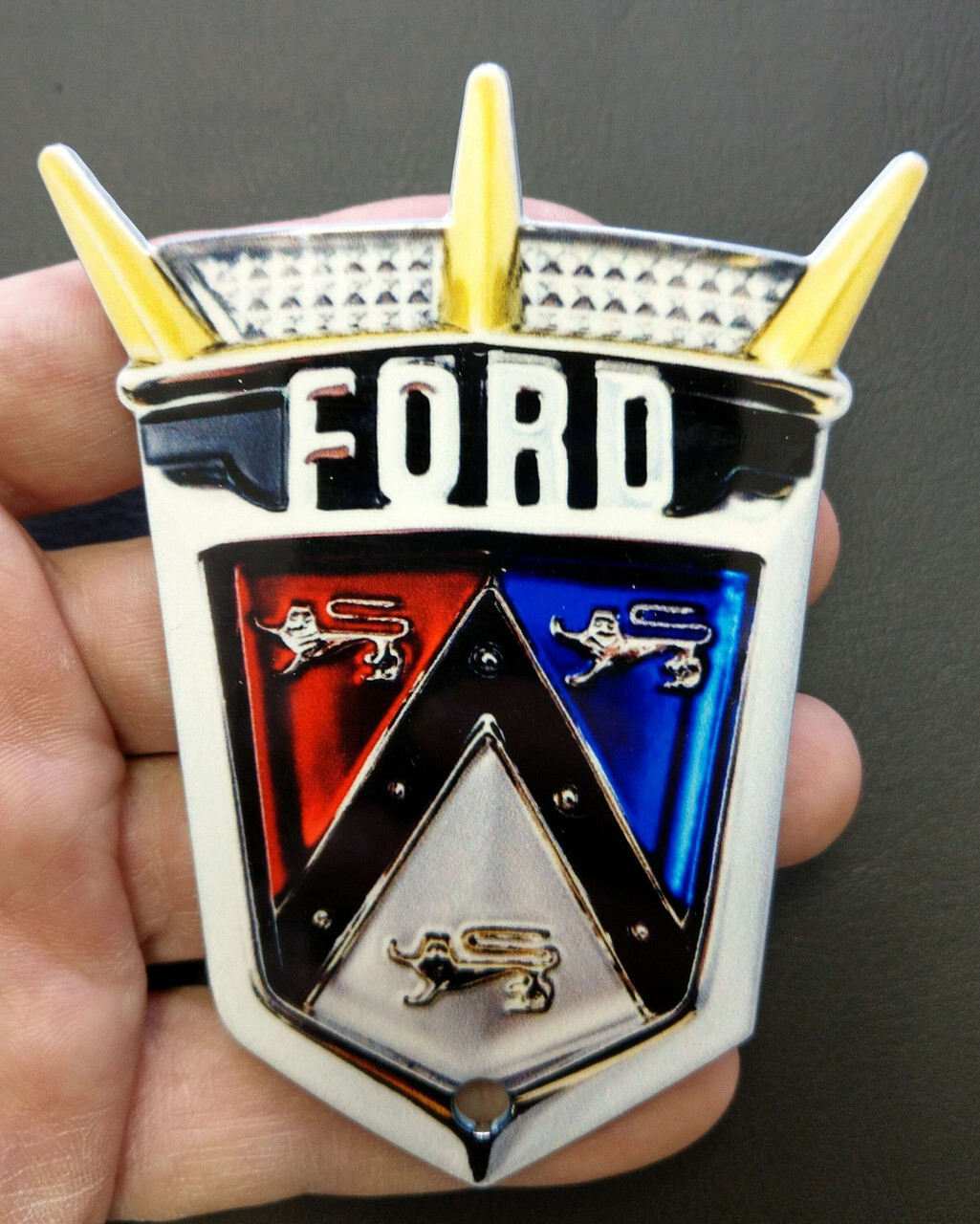 1955-1956 Ford Crest Crown Flat Steel Sign