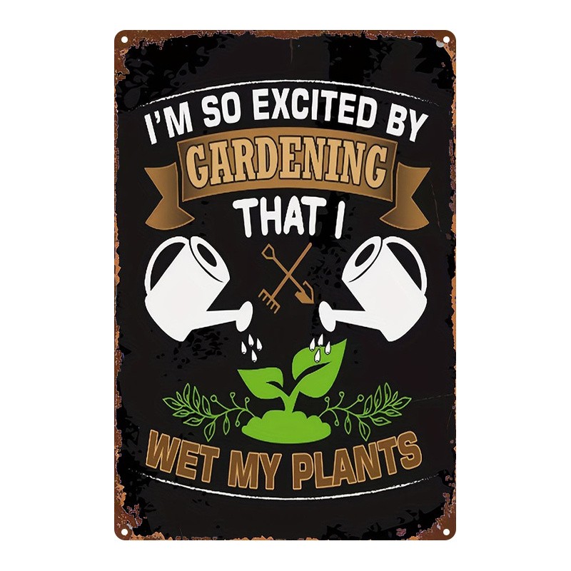 Metal Sign 8X12 Inches Rustic Iron Wall Art