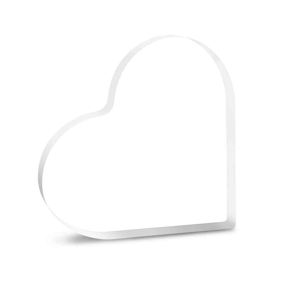 Custom Acrylic Heart Engagement Wedding Love Decor Personalized Couple Gift