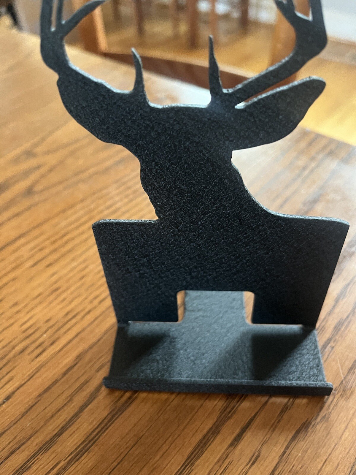 Metal Powder coated “Deer” Desktop Business Cardholder