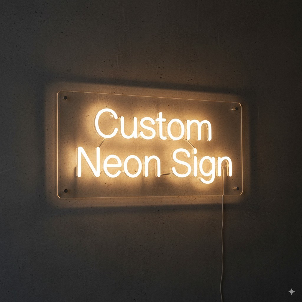 Bar Neon Sign, Custom LED Light for Cafe or Pub, Business Logo Neon Sign