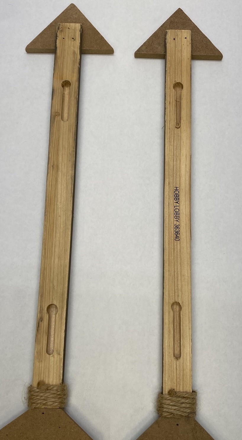 Hobby Lobby Teal and Coral Rustic Wood Arrows Home Wall Decor Southwest Boho