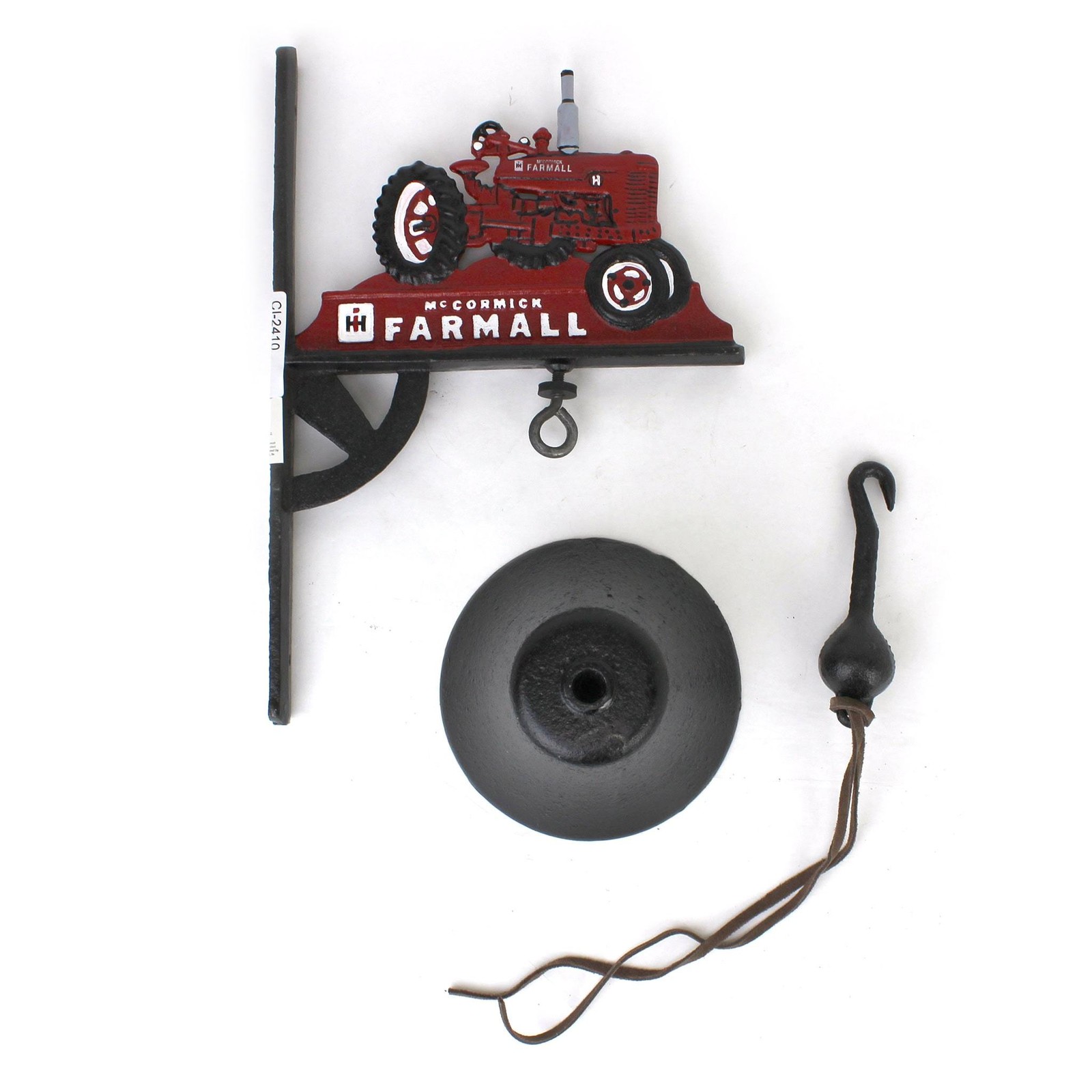 Farmall H Cast Iron Tractor Bell with Bracket RHY-1