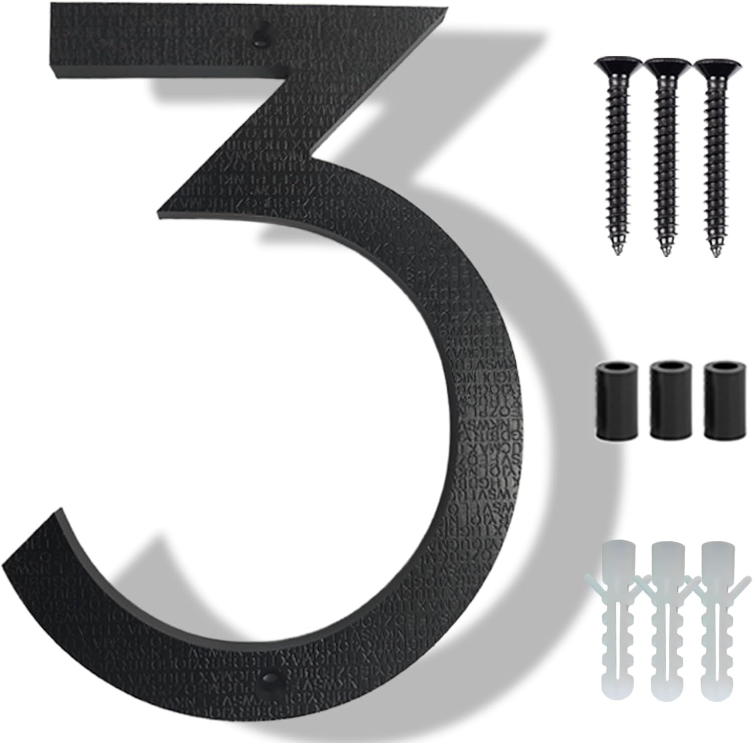 8 Inch Floating Modern House Numbers For Outside Large House Numbers For Outside