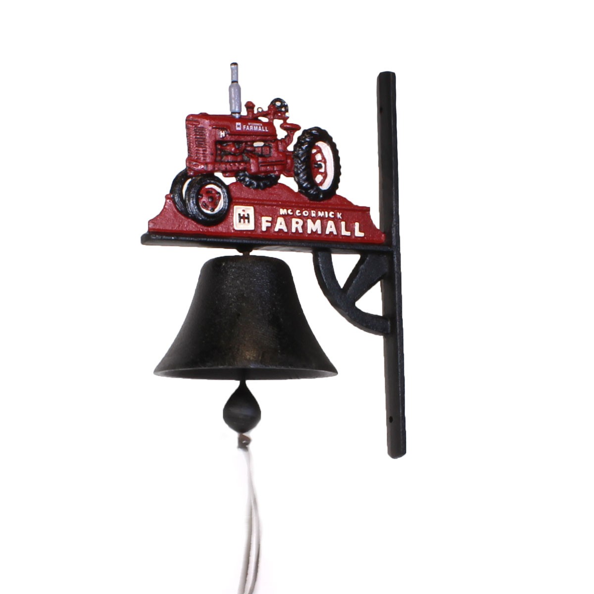 Farmall H Cast Iron Tractor Bell with Bracket RHY-1