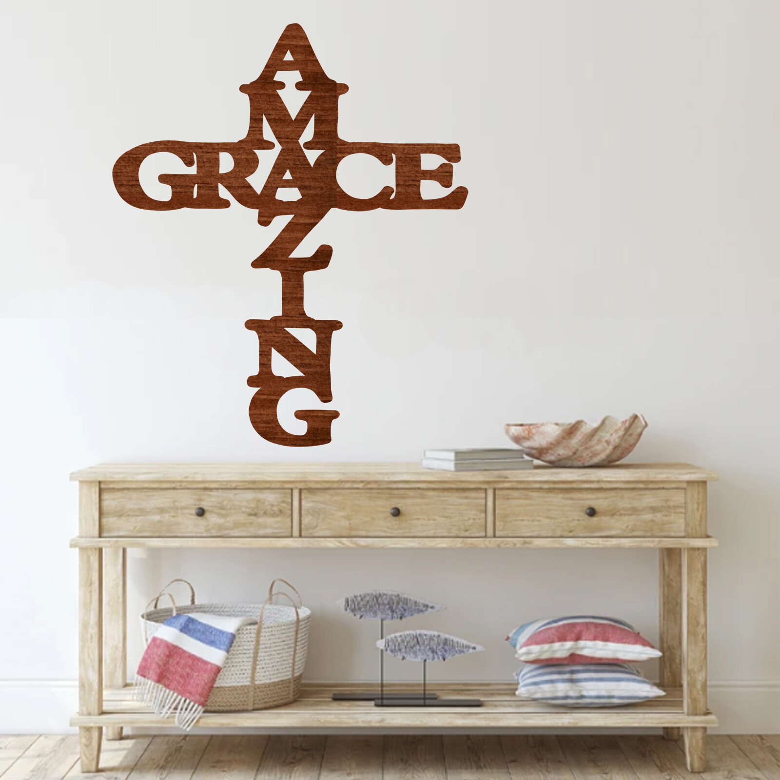 Amazing Grace Cut out, Wood plaque sign,wood Crafts,Craft supply, home decor