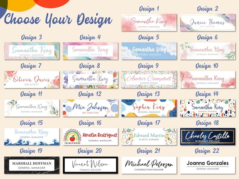 Desk Name Plate, Acrylic Desk Name Plate, Custom Desk Plaque Office Decor