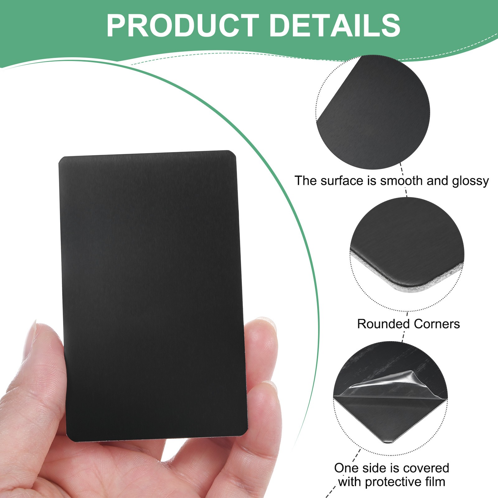 20-Pack Anodized Aluminium Laser Engraved Metal Plate 3x2x0.03″