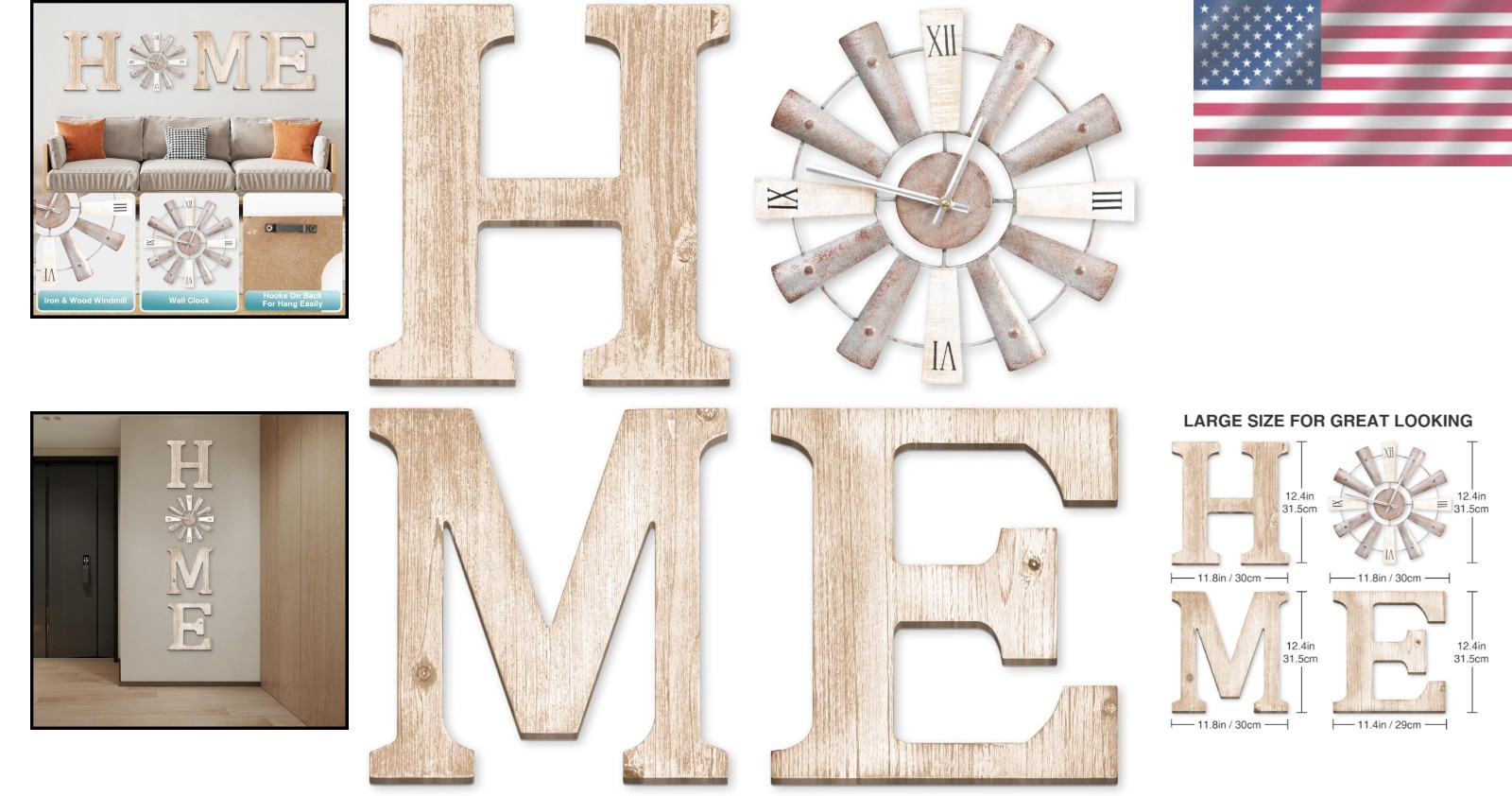 Rustic Farmhouse Wall Art for Bedroom Kitchen Living Room