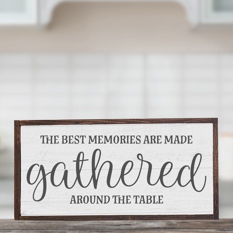 Kitchen Wall Decor – Rustic Handmade Vintage Wooden Sign 13.5″ X 23.5″ USA MADE