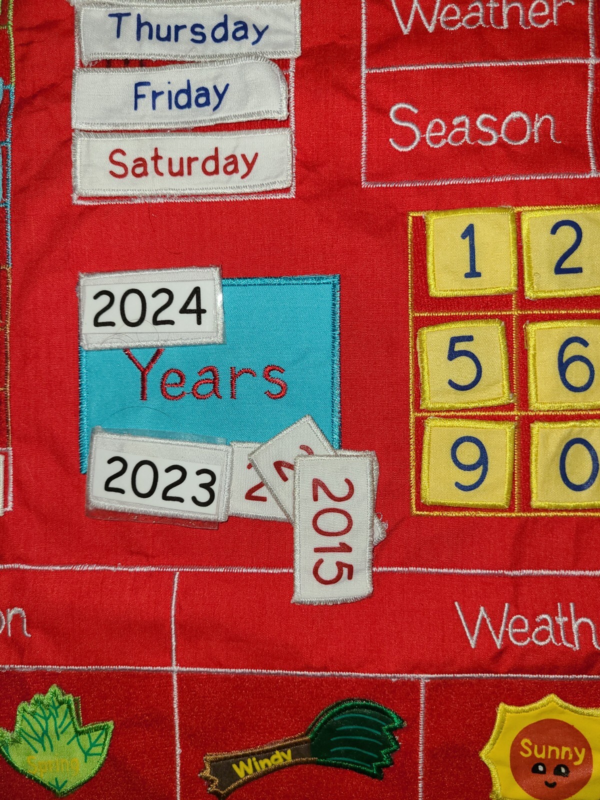 Alma’s Designs Kids Felt Teaching Calendar