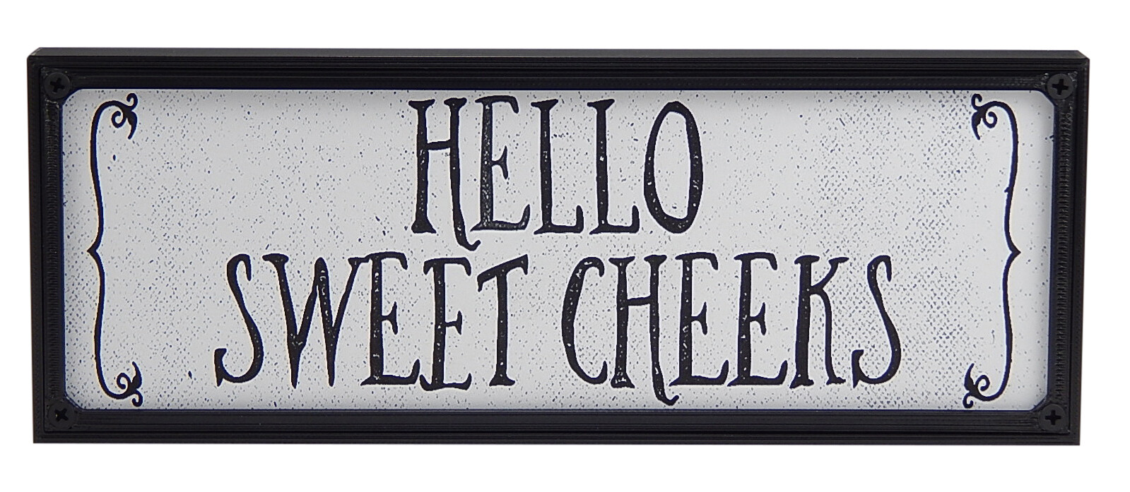 Funny & Cute Farmhouse Bathroom Toilet Sign Shelf Sitter Rustic Wall Home Decor