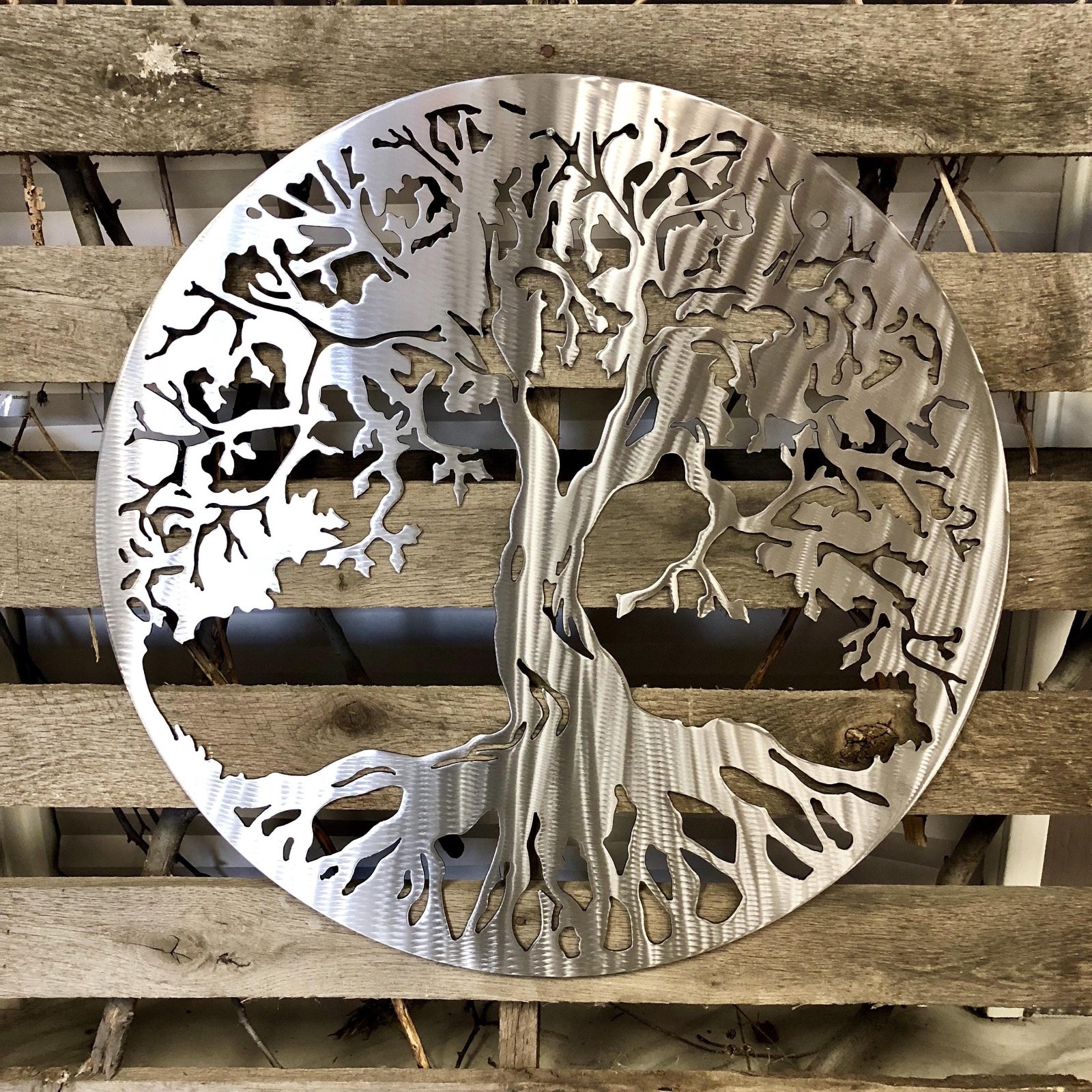 Tree Of Life Metal Wall Art, Metal Tree Outdoor Decor