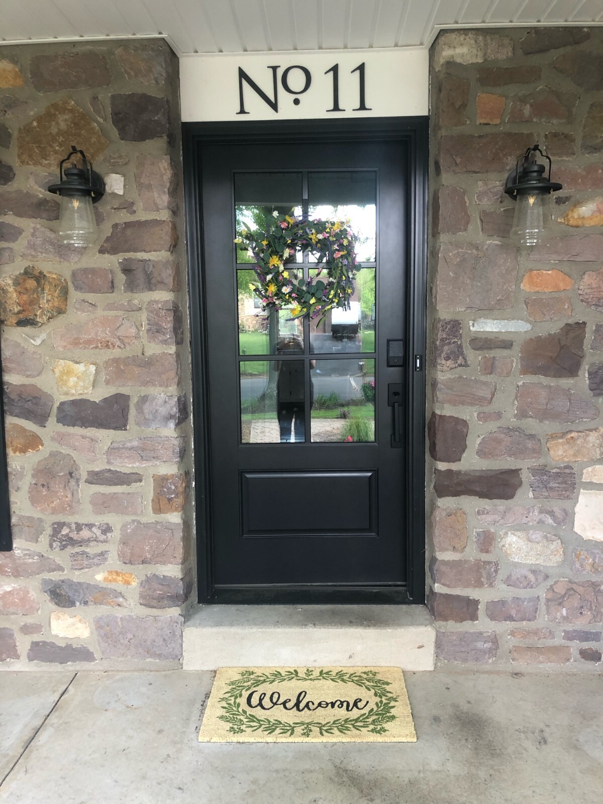 7 inch Roman House Numbers or Letters; color choices