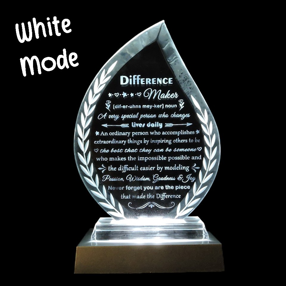 Crystal Appreciation Plaque