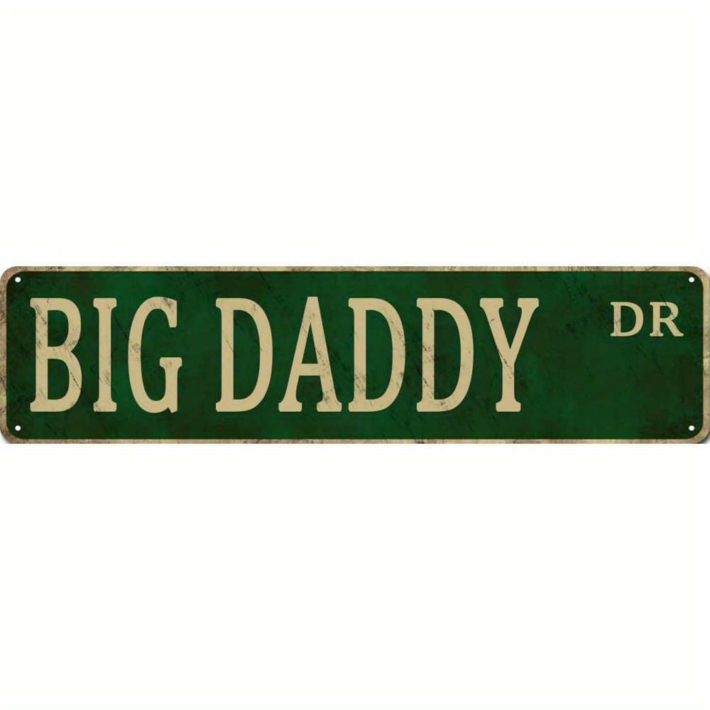 Big Daddy Dr Green Vintage Metal Sign Funny Humorous Wall Art Hanging Decoration
