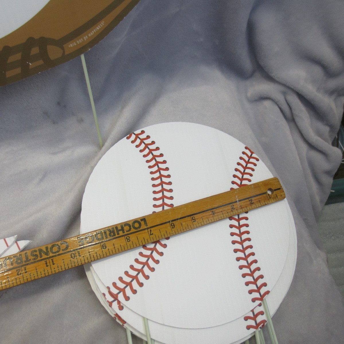 Big Dot of Happiness Batter Up Baseball Party Birthday Shower Cut-Outs Outdoor