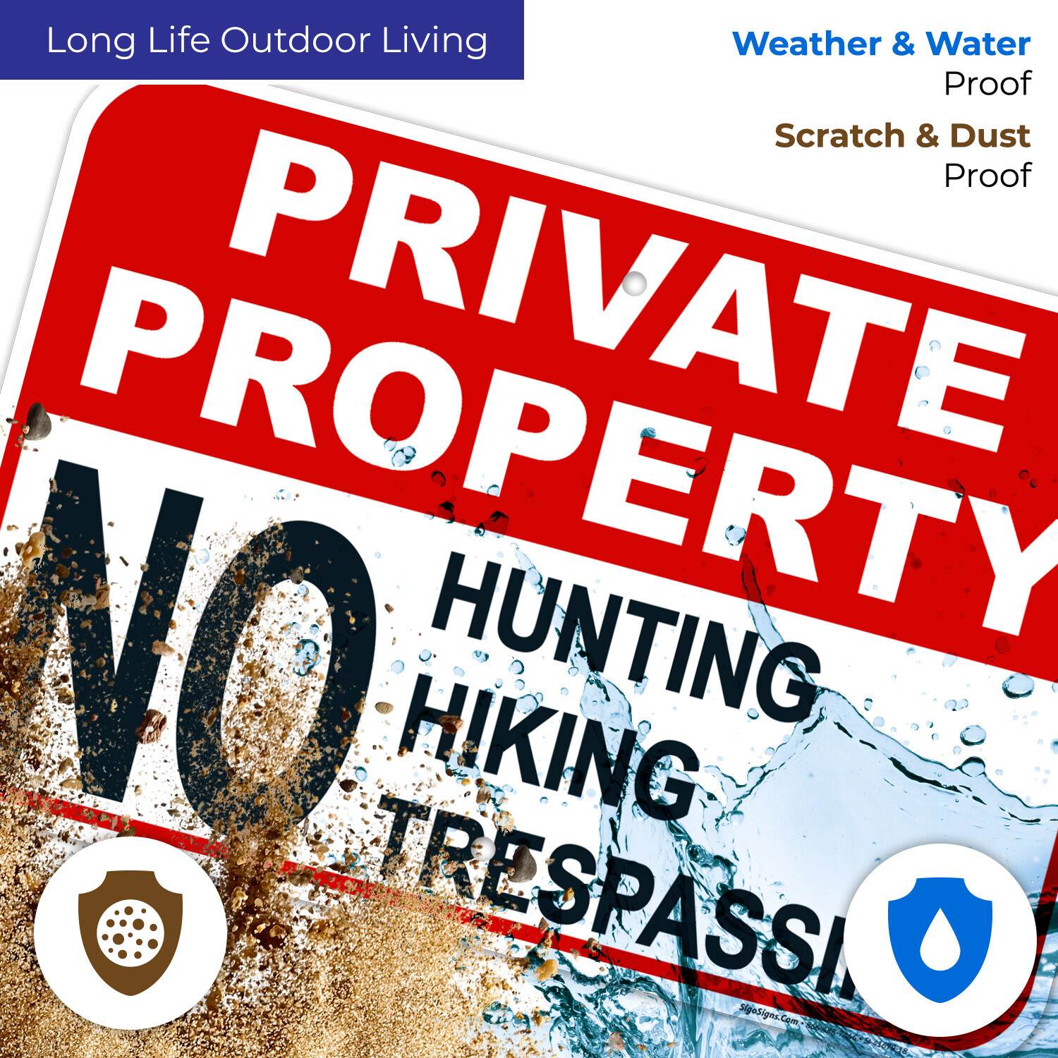 Private Property, No Hunting, Hiking,