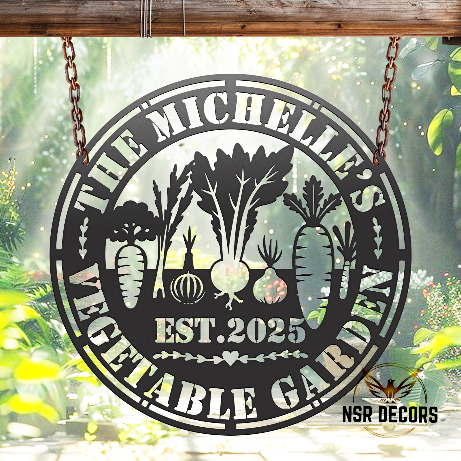 Custom Vegetable Garden Sign, Metal Vegetable Stand Signs, Mothers Day Gift