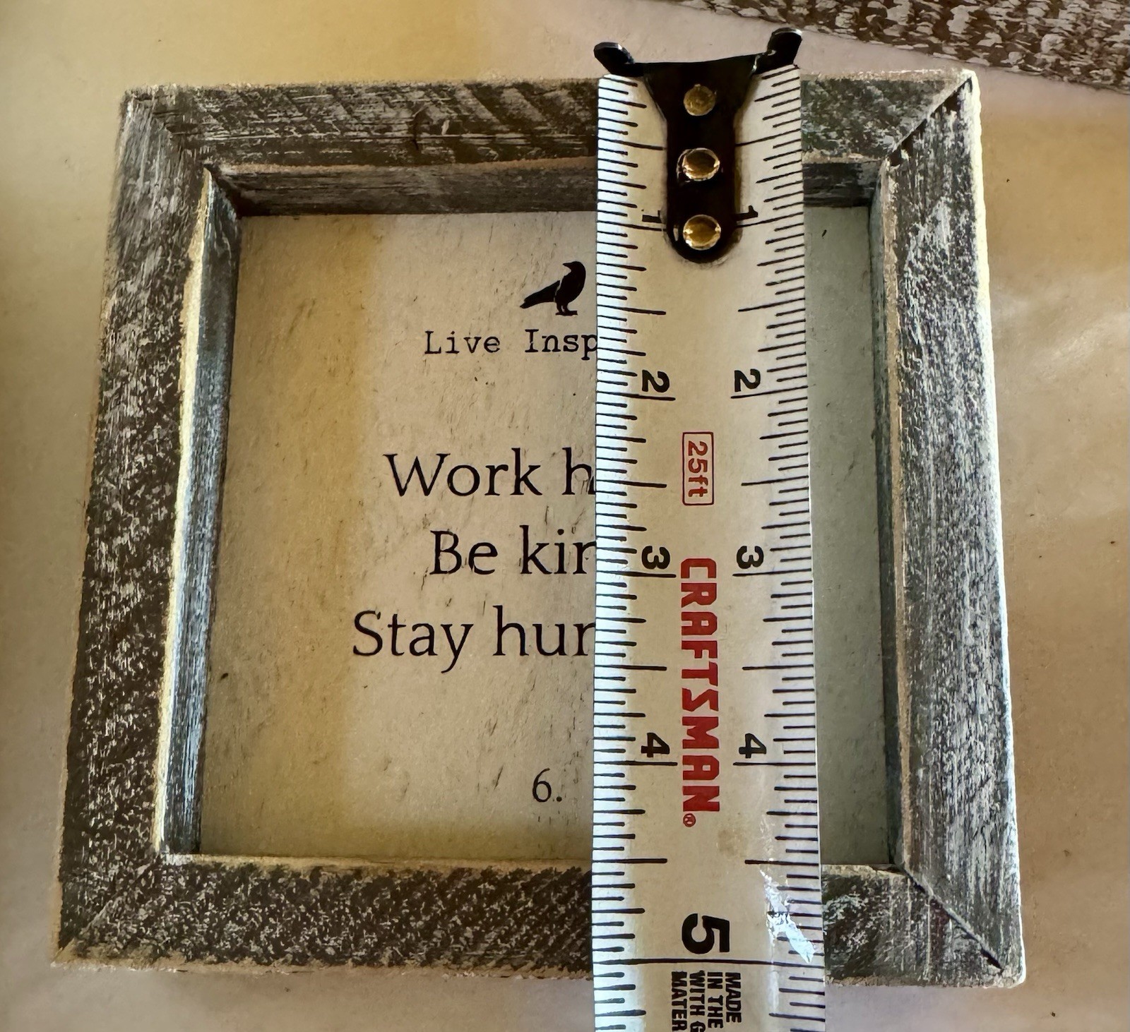 Adams & Co *RETIRED* 5″x 5″ Wood Frame Signs- Lot Of 5