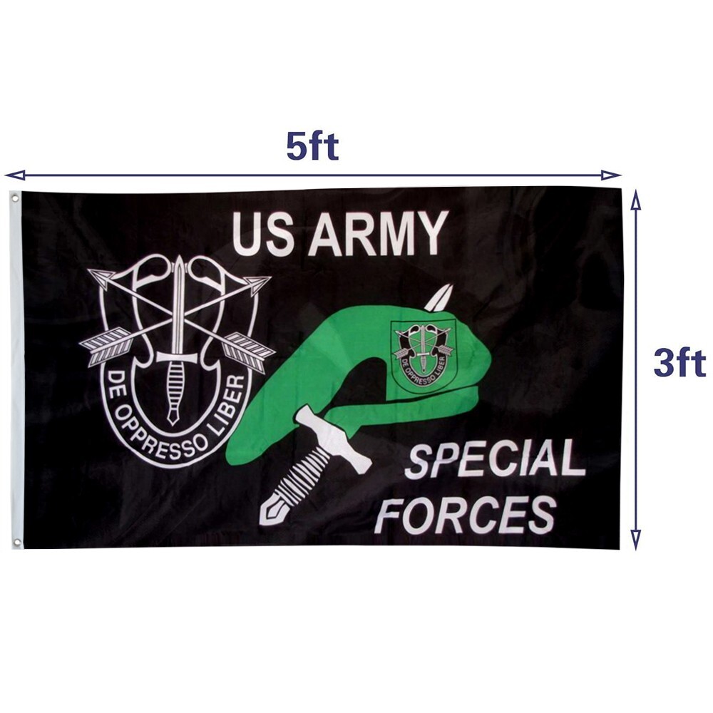 United States Army Special Forces Flag Banner 3x5Feet Dorm Room Decor Man Cave