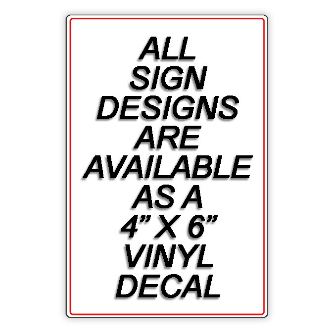 Do Not Block Mailbox USPS Metal Sign Or Decal 8 SIZES no parking SDNB020
