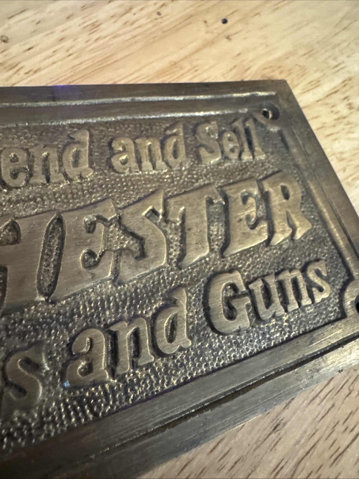 Winchester Sign Plaque Home Office Rustic Cabin Bedroom Room Decoration Decor US