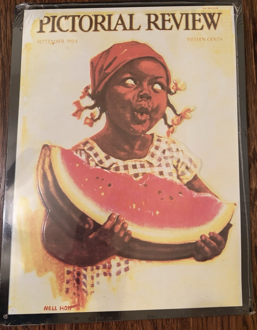 Metal Sign, Pictorial Review, September 1924, Magazine, Vintage Advertising