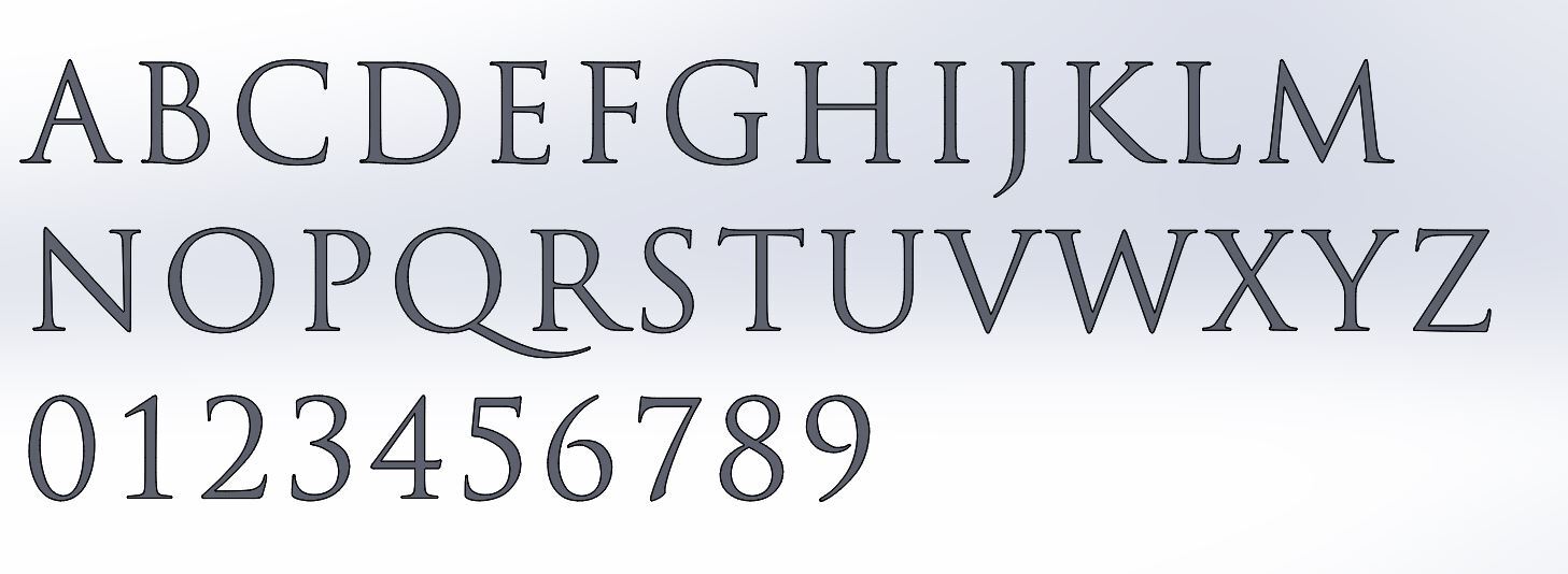 7 inch Roman House Numbers or Letters; color choices
