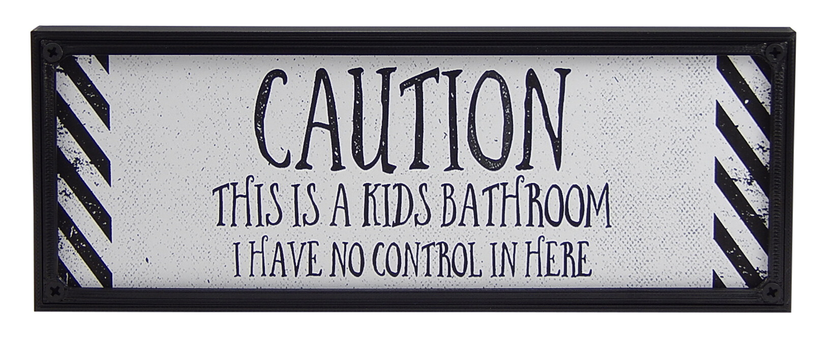 Funny & Cute Farmhouse Bathroom Toilet Sign Shelf Sitter Rustic Wall Home Decor